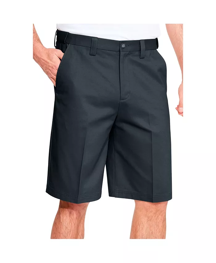 

Шорты прямого кроя с эластичной резинкой на талии Big & Tall, не мнутся KingSize, серый