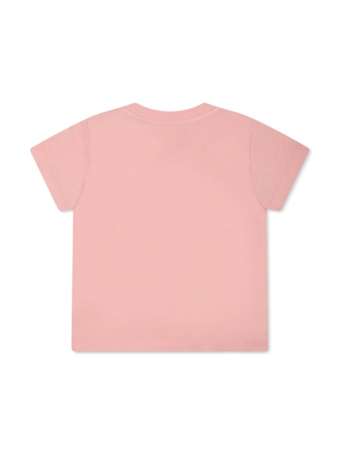 Moschino Kids футболка с принтом, розовый — фото 2