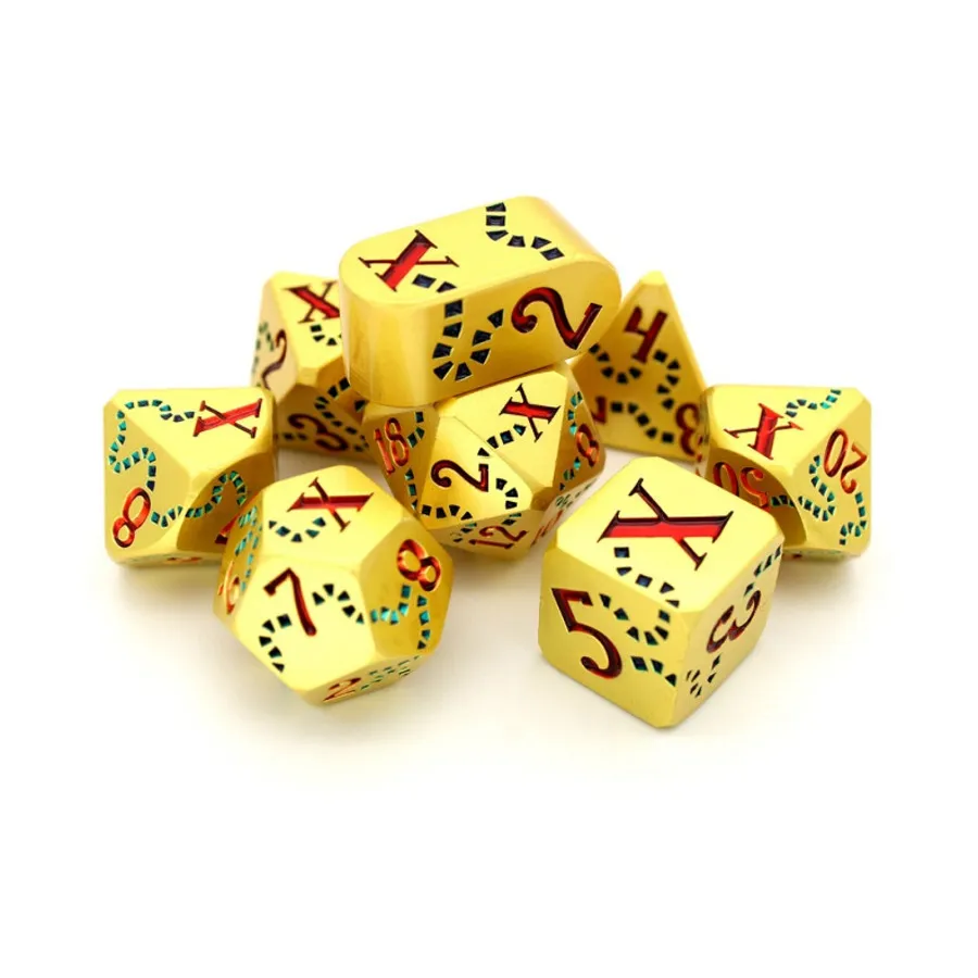 

Поликомплект «Месть королевы Анны» (8), Wood and Metal Dice (Dice Envy)