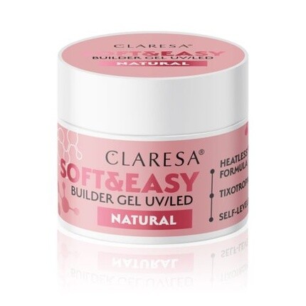 

Натуральный строительный гель Soft&Easy 12 г, Claresa