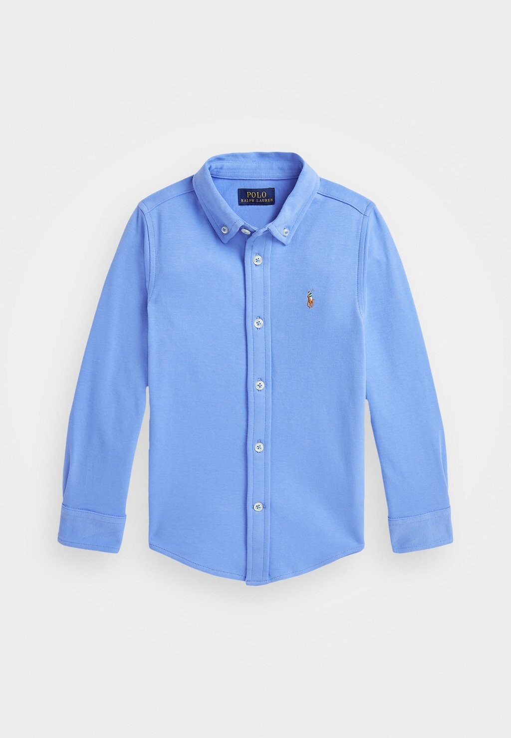 

Рубашка COTTON INTERLOCK SHIRT Ralph Lauren, синий