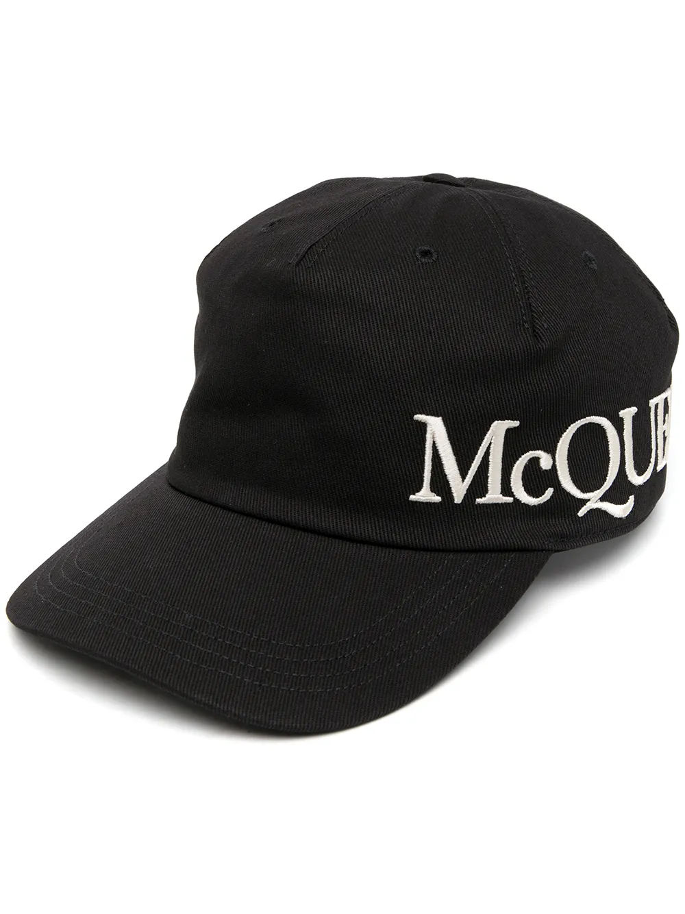 

Кепка с вышитым логотипом Alexander McQueen, черный