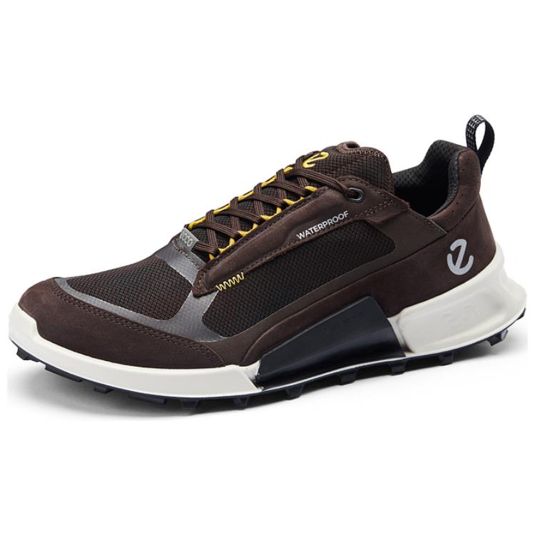 Мужские повседневные туфли с амортизацией Low-Top Mocha Brown Ecco — фото 3