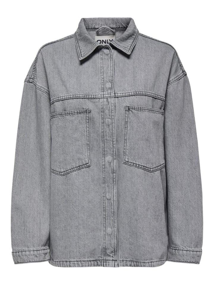 

Джинсовая куртка ONLY Jeansjacke, цвет Medium Grey Denim