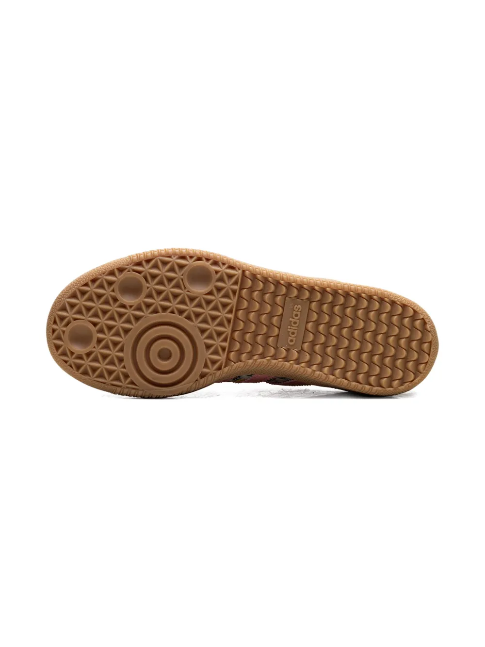 Кроссовки X Liberty London Samba OG "Разноцветные/Бежевые/Розовые/Камедные" Adidas Kids, розовый — фото 4