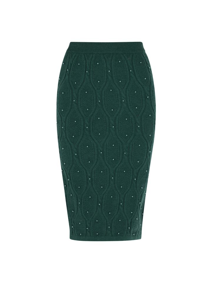 

Женская юбка изумрудного цвета faina