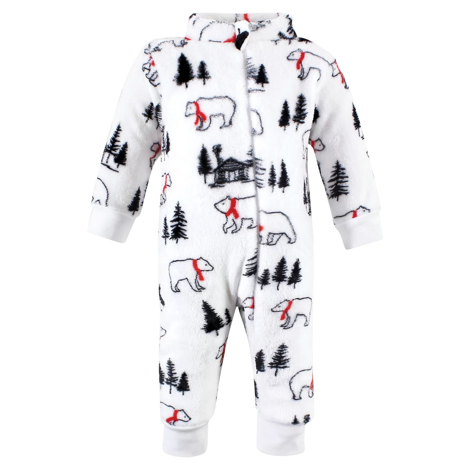 Плюшевые комбинезоны унисекс Hudson Baby, Winter Bear Hudson Baby, белый — фото 2