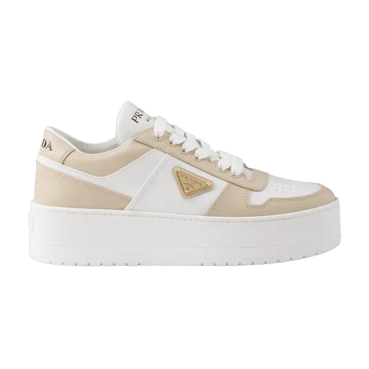 Кроссовки Prada Wmns Downtown Leather, Desert White