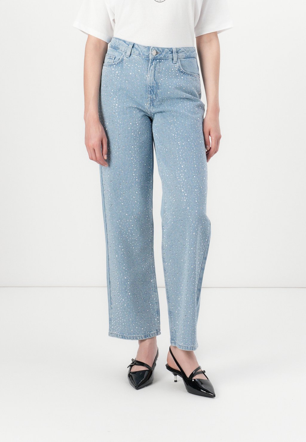 

Свободные джинсы NMJANNEL Noisy May, цвет Light Blue Denim