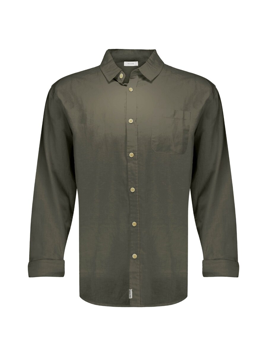 

Рубашка на пуговицах классического кроя Deeluxe Sole, оливковый
