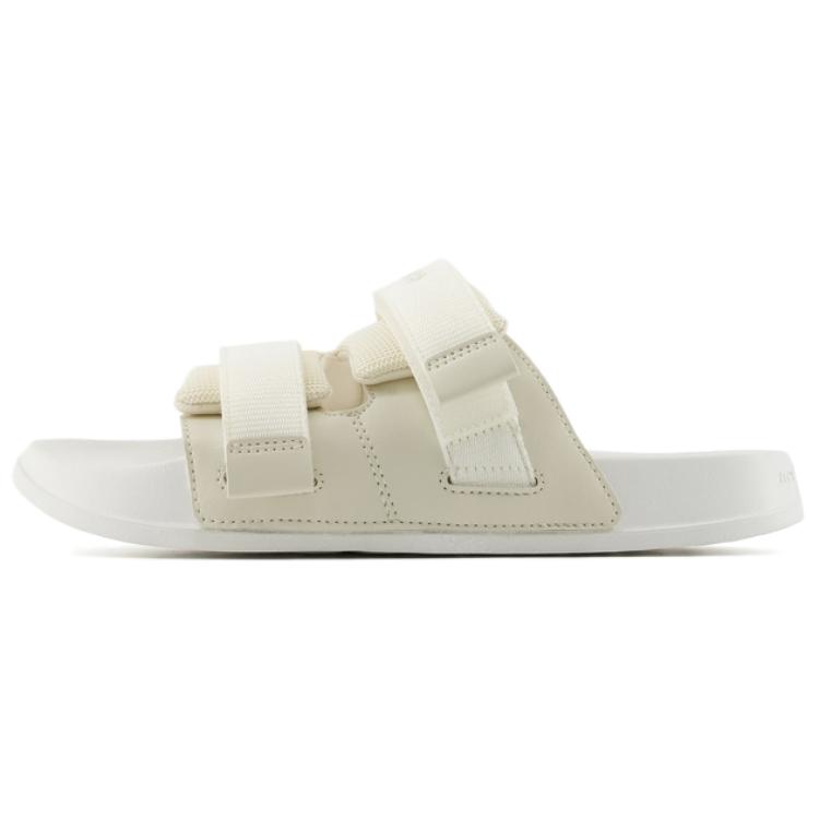 Женские тапочки-слайды UTS цвета экрю New Balance, Ecru