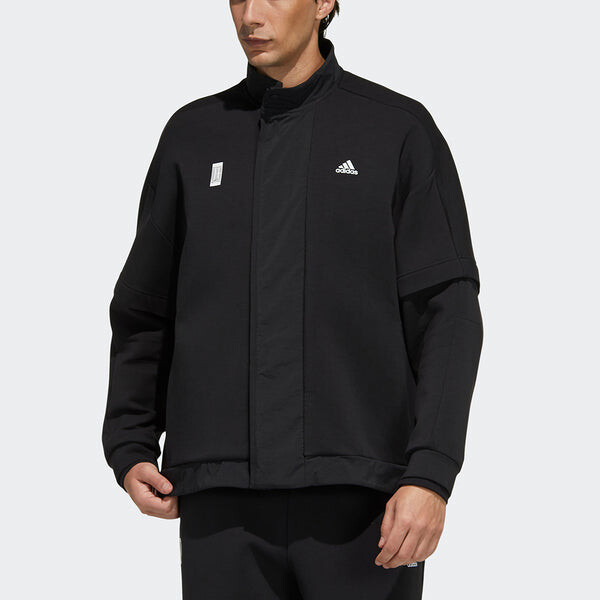 Куртка adidas Wj Kn Mid Casual Sports Breathable Jacket Black, черный — фото 2