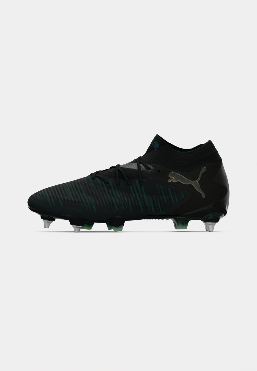 Кроссовки Puma FUTURE 8 ULTIMATE MXSG, Black/Fizzy Light/Green Terrain/Black — фото 2