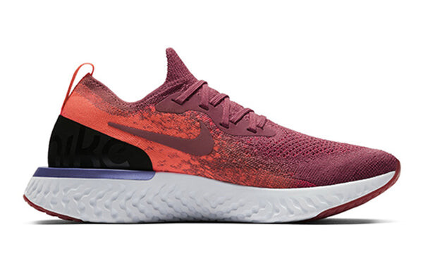 Кроссовки epic react flyknit Nike, красный — фото 2