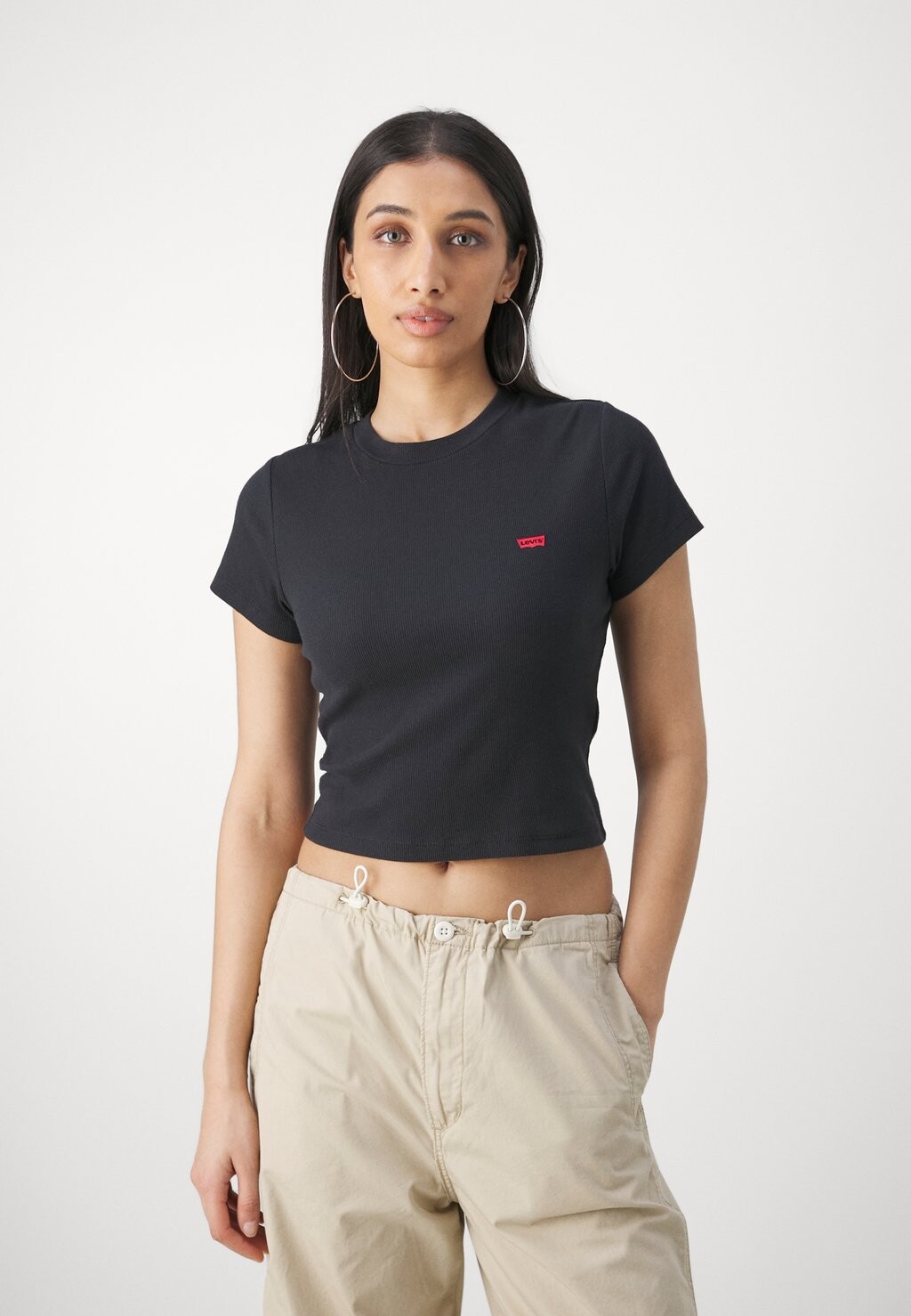 Базовая футболка ESSENTIAL SPORTY TEE Levi's, цвет caviar — фото 3
