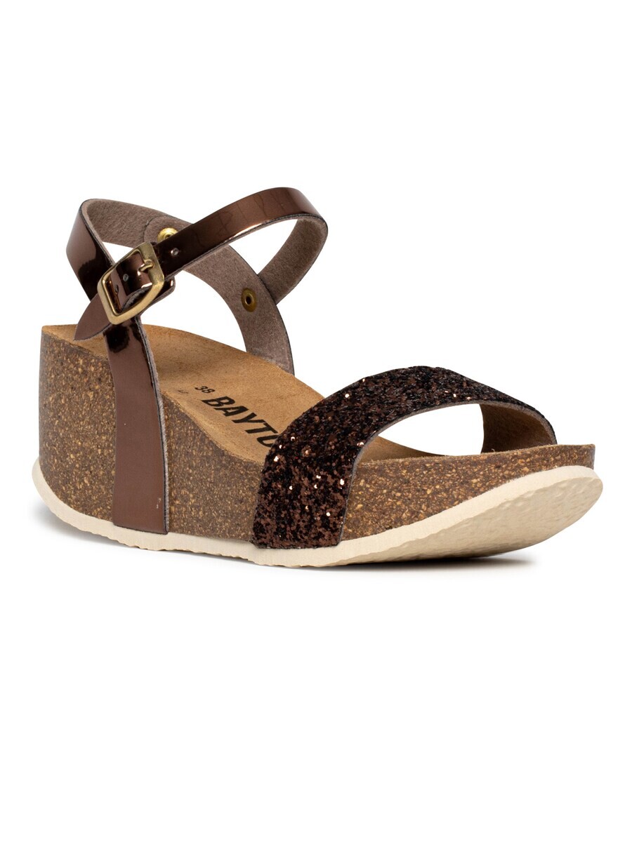 Босоножки на высоком каблуке Bayton Sandals Hyas, бронзовый — фото 3