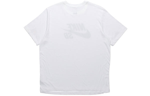 Футболка sb dri fit скейтборд с коротким рукавом Nike, белый — фото 2