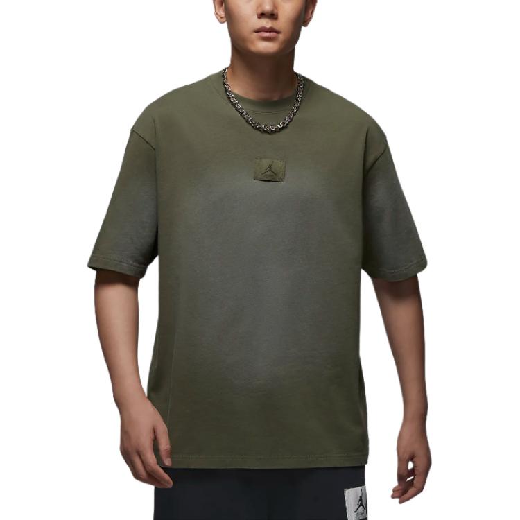 

Футболка Flight Essentials 85 мужская размер M оливковый зеленый Jordan, зеленый