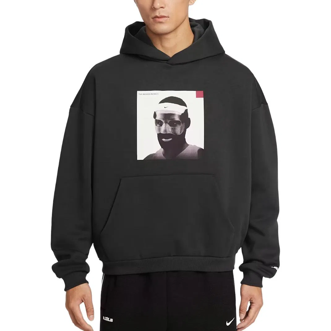 Толстовка баскетбольная мужская Therma-FIT LeBron "Masked Menace" Nike, Dark Black