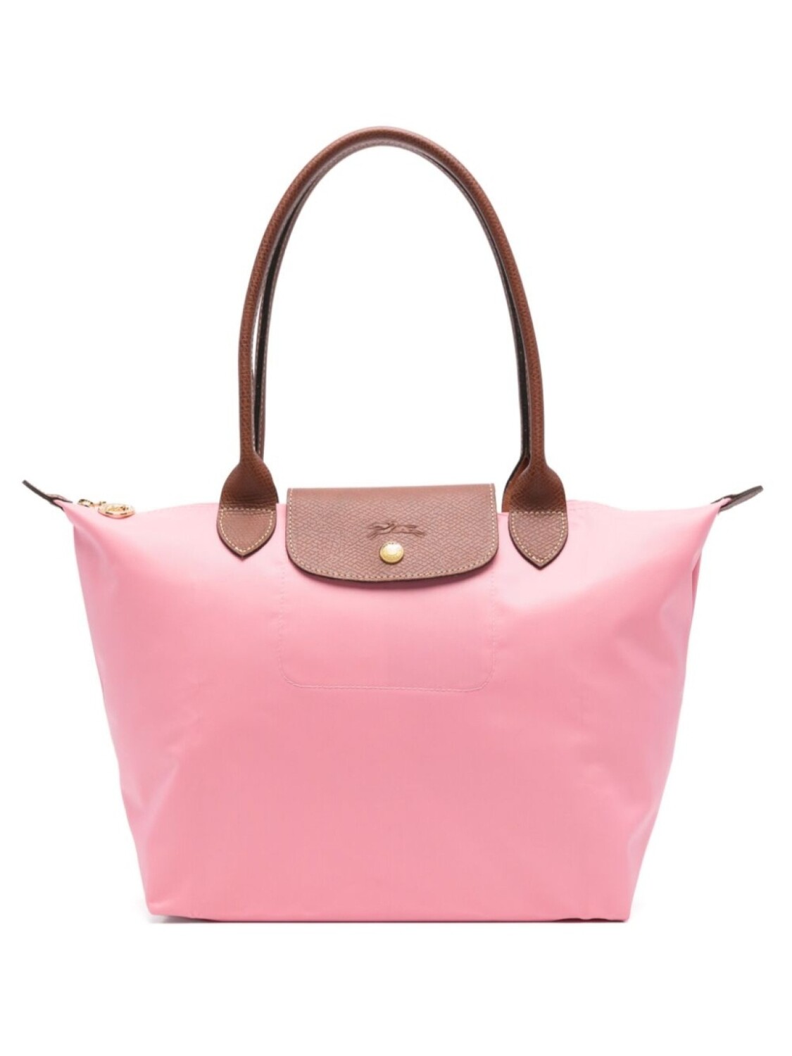

Сумка-тоут Le Pliage Longchamp среднего размера, розовый
