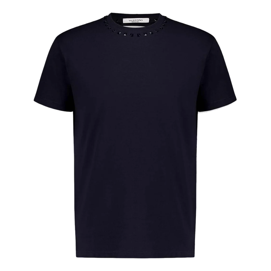 

Футболка Valentino Rockstud T-Shirt 'Navy', темно-синий