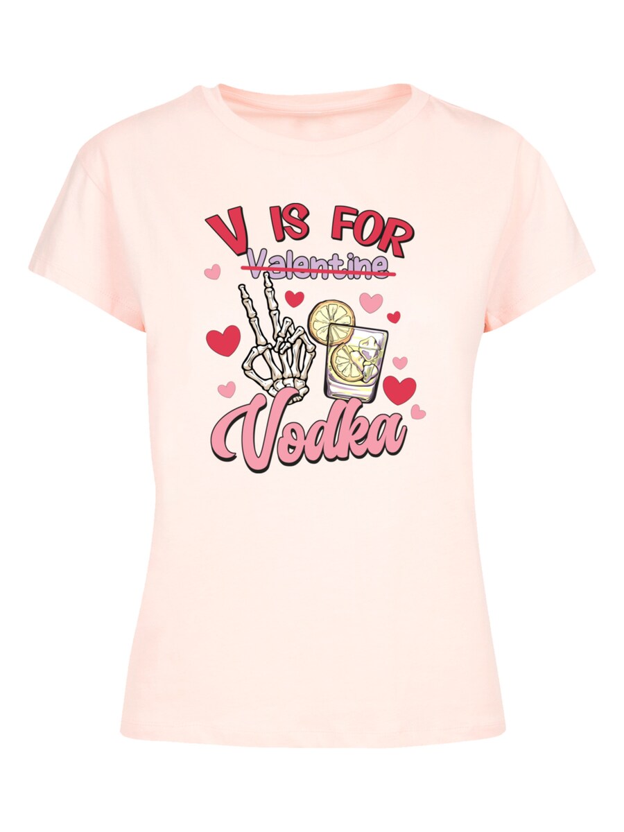 

Футболка F4NT4STIC Anti Valentinstag V is for Vodka, Rose