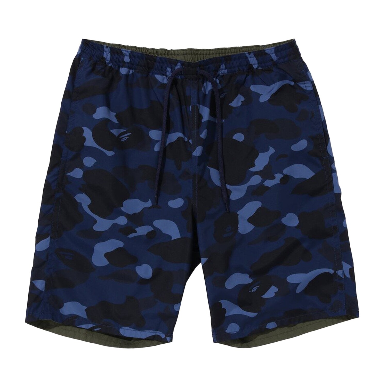 

Двусторонние шорты BAPE Color Camo Shark, темно-синие