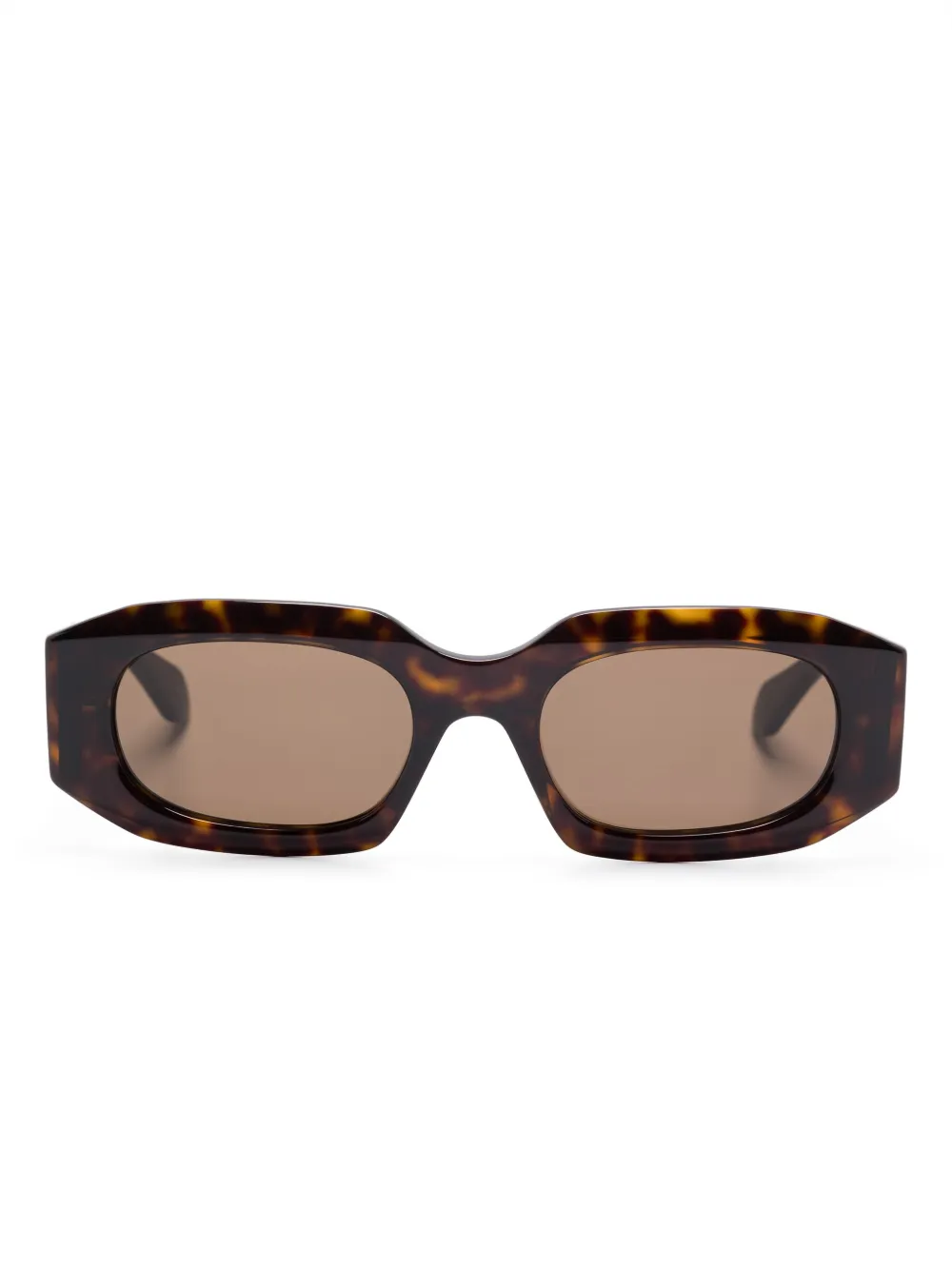 

Солнцезащитные очки в прямоугольной оправе Alaïa, коричневый