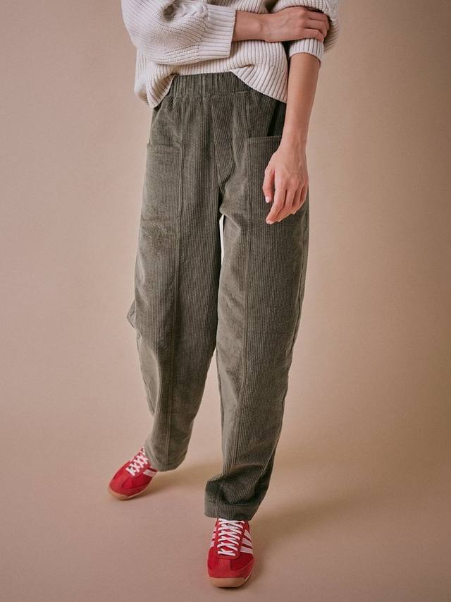 

Брюки-бананы из вельвета Cape Cove, Green