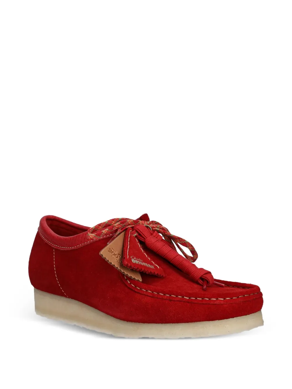 Мокасины с бахромой Clarks Originals, красный — фото 2
