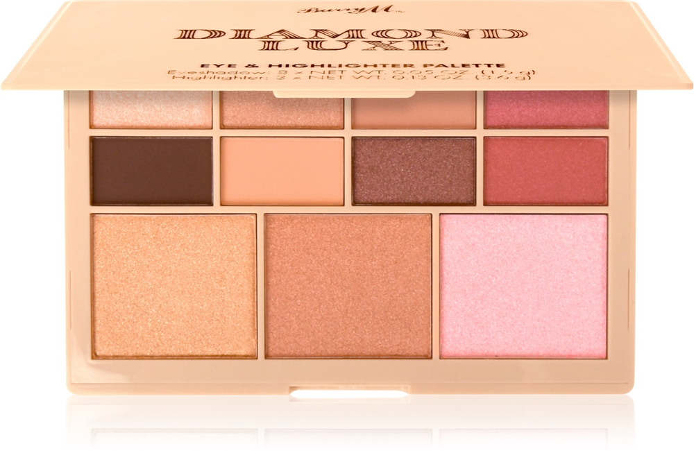 

Палитра теней для век и хайлайтера Diamond Luxe Barry M, 38 гр