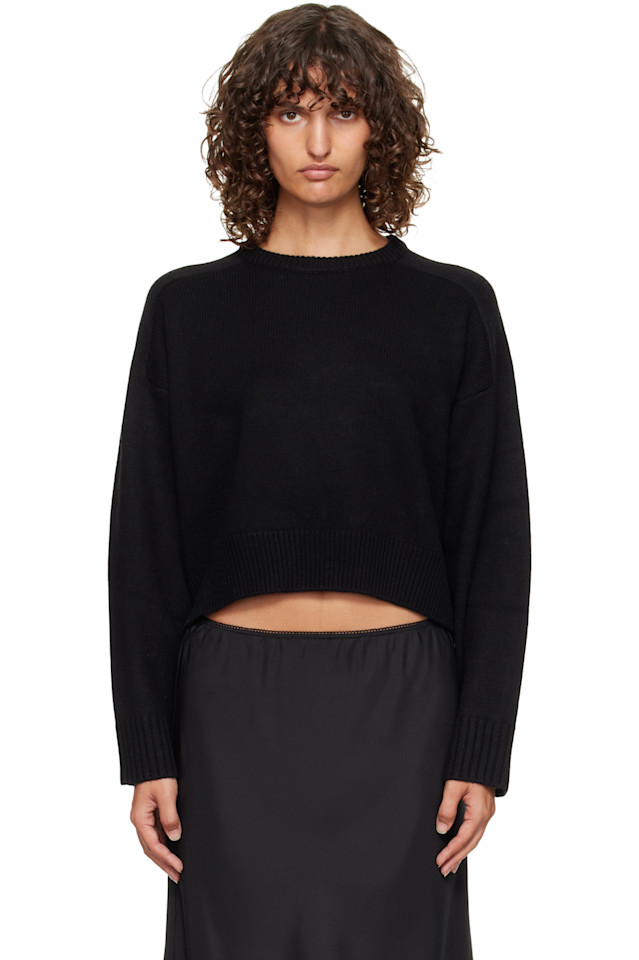 

Кашемировый свитер свободного кроя Bruzzi lds Loulou De Saison, черный