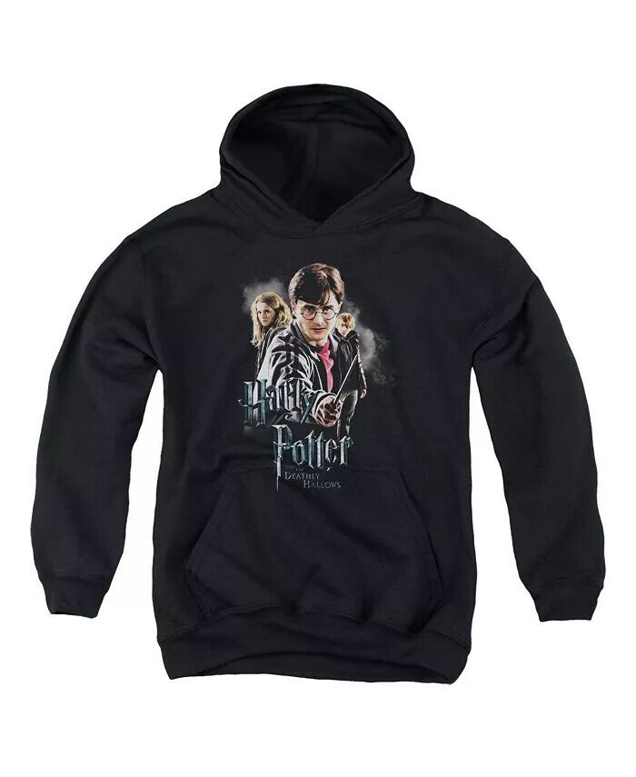 

Толстовка с капюшоном/толстовка с капюшоном от Youth Deathly Hollows Cast Harry Potter, черный
