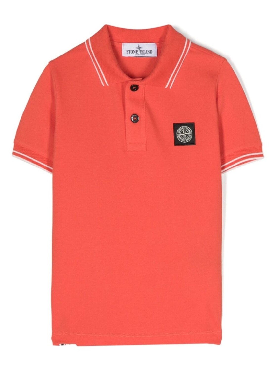 

Stone Island Junior рубашка поло с логотипом Compass, оранжевый