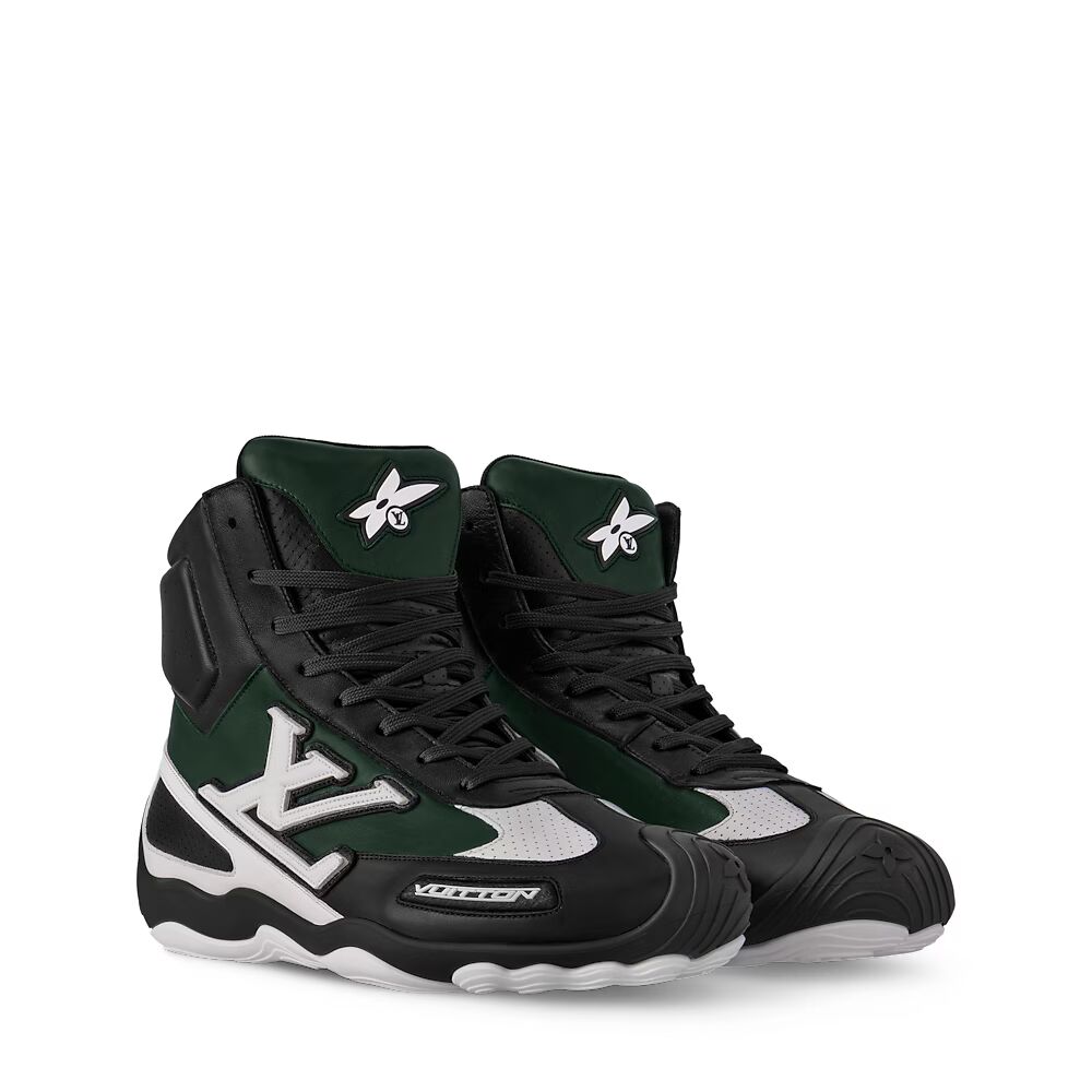

Кроссовки LV Footprint Racing High Top Louis Vuitton, зеленый