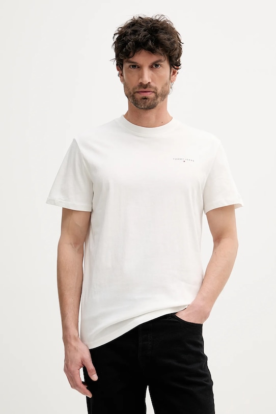 

Хлопковая футболка Tommy Jeans, белый