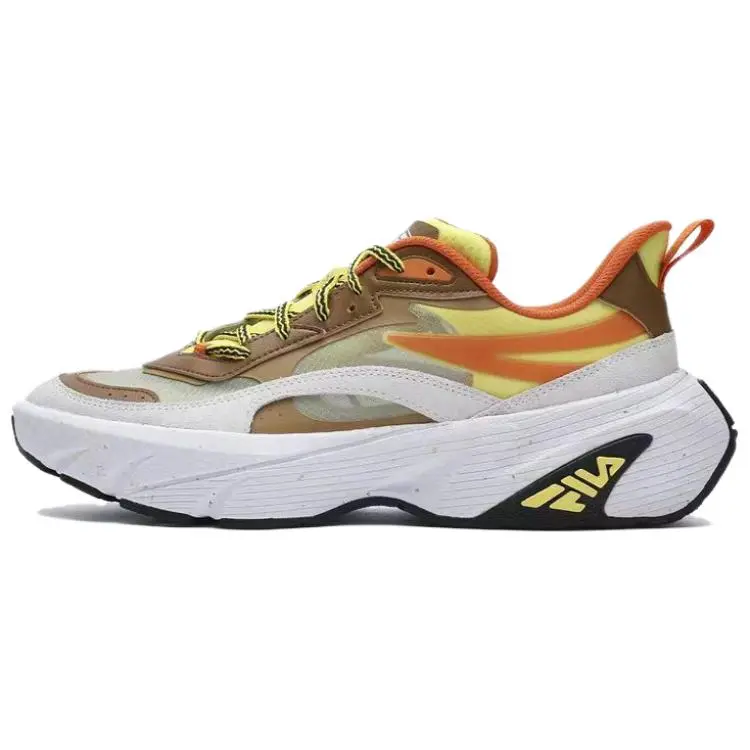 

Низкие повседневные кроссовки мужские yellow gray FILA, желтый/Rain Mist серый