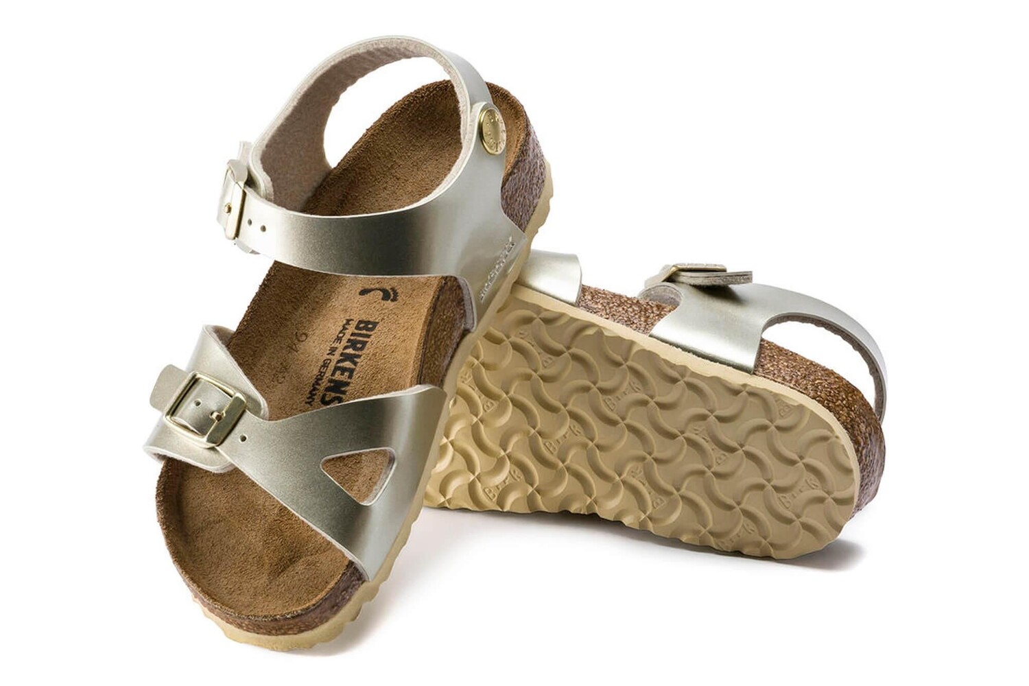 Сандалии Rio bf - обычный Birkenstock, серебряный — фото 4