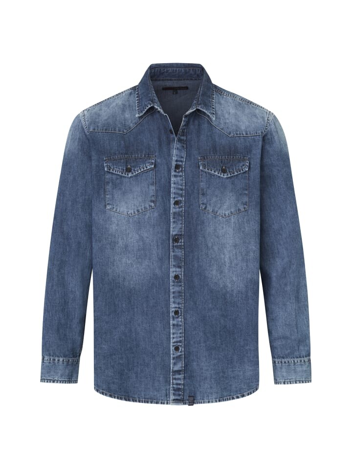 

Рубашка Paddock's Jeanshemd, цвет dark stone