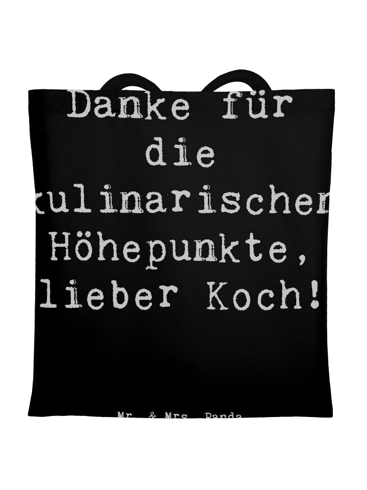 

Сумка для переноски Mr & Mrs Panda Koch Dankeschön, черный