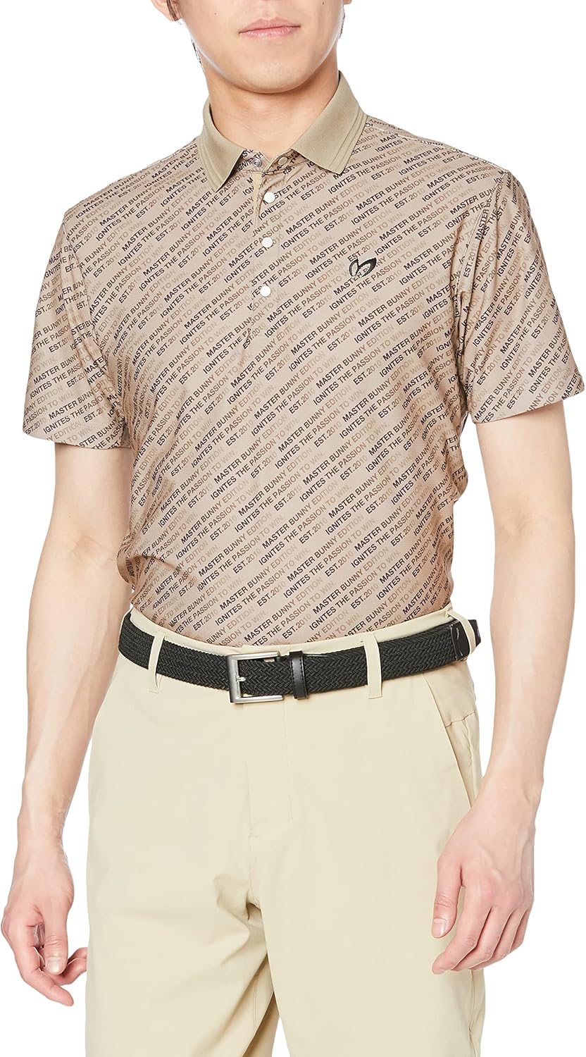 

Мужская поло-рубашка с коротким рукавом Master Bunny Edition (с градиентным логотипом MBE) / для гольфа / 758-3160407, бежевый