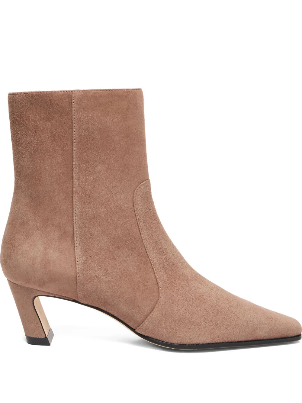 Ботильоны Stassi на каблуке 50 мм Stuart Weitzman, нейтральный