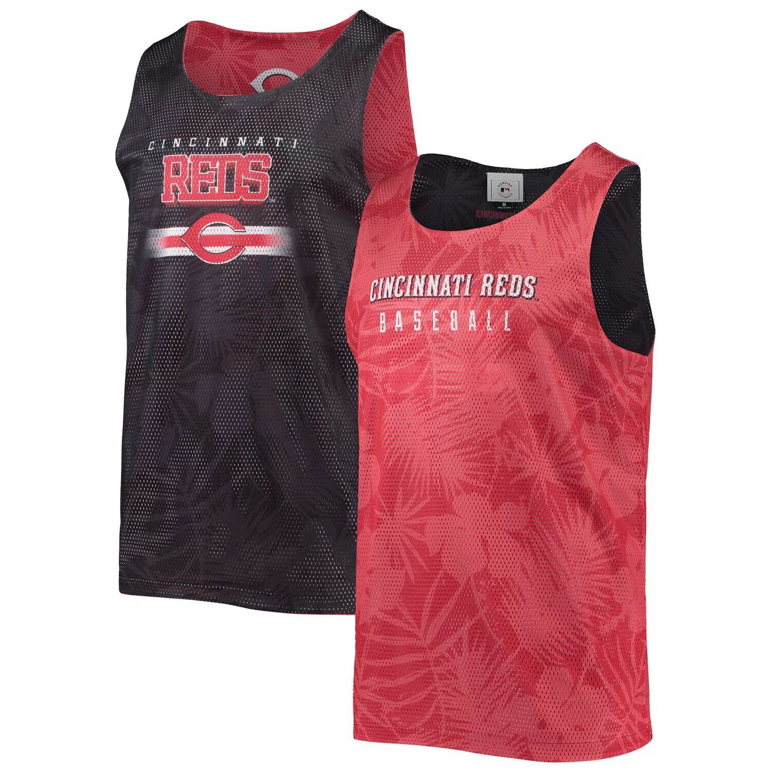 

Мужская двусторонняя сетчатая майка FOCO Red Cincinnati Reds с цветочным принтом