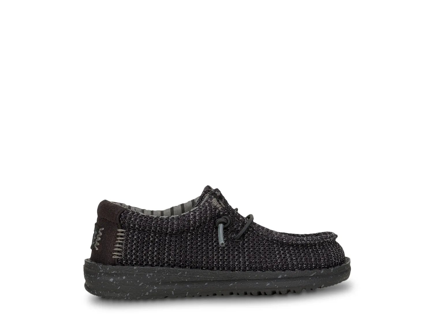 Слипоны HEYDUDE Wally Stretch Sox Slip-On - Kids', черный — фото 2