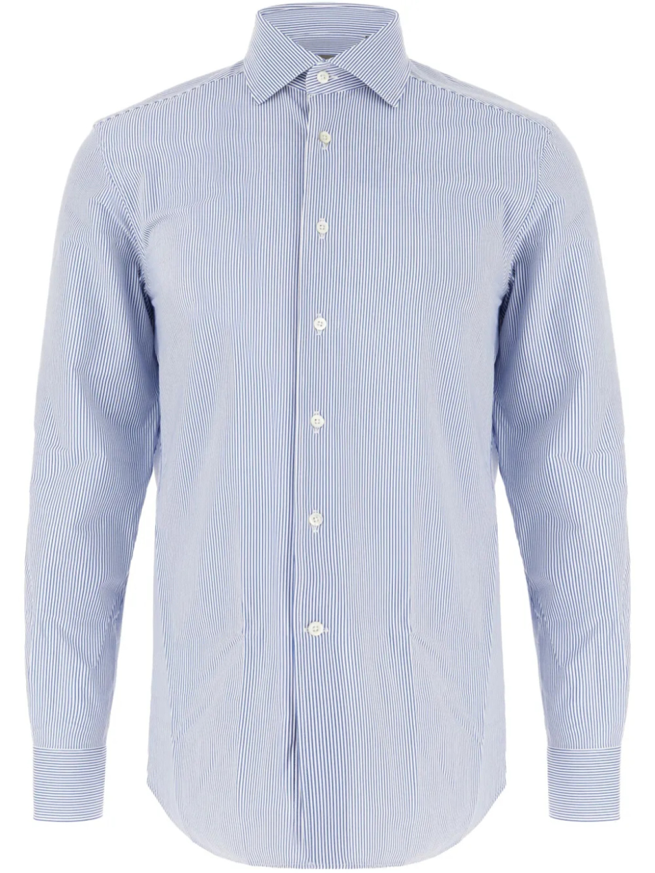 

Полосатая рубашка Corneliani, черный