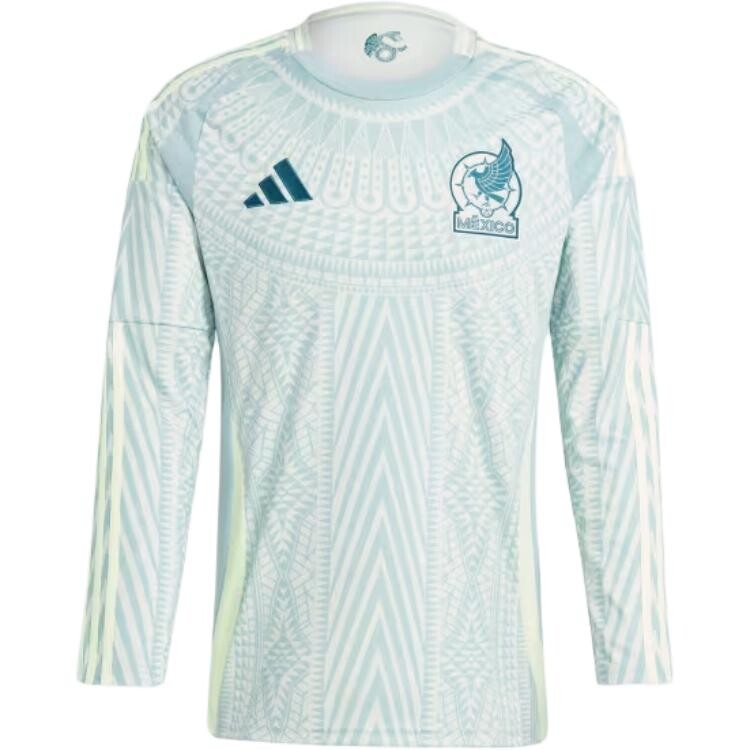 

Футболка выездная Мексика 24 с длинным рукавом Adidas, зеленый