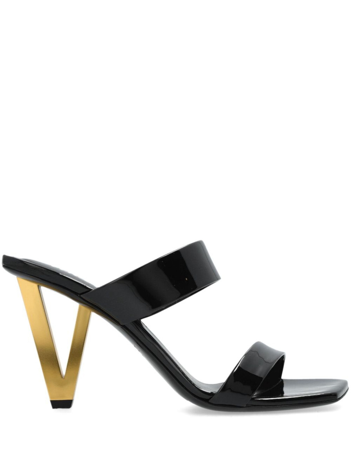 Мюли Versace 100 мм V2025, черный