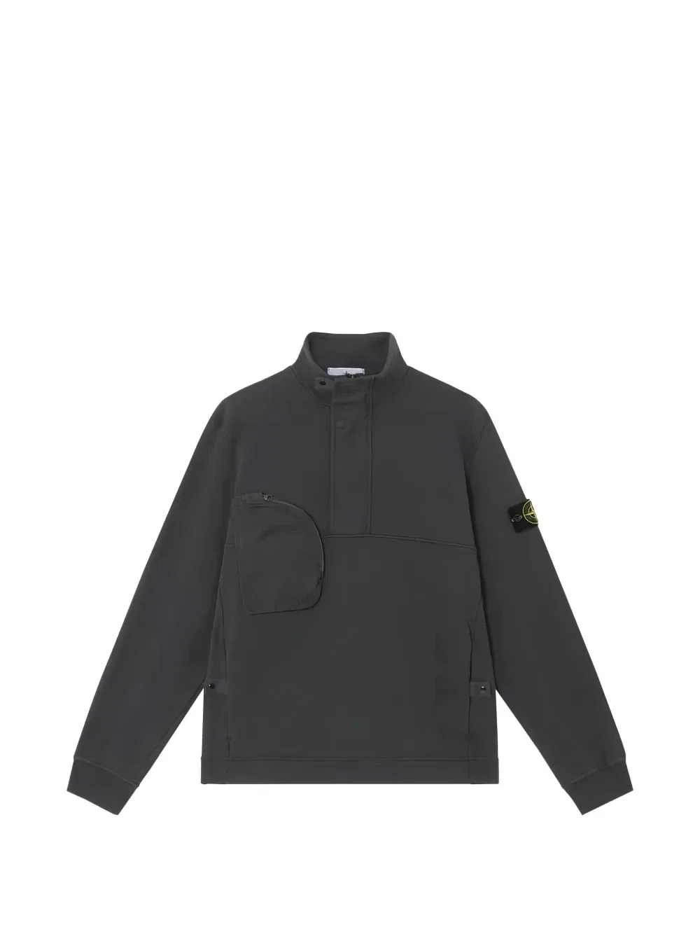 Толстовка с нагрудным карманом Stone Island, серый