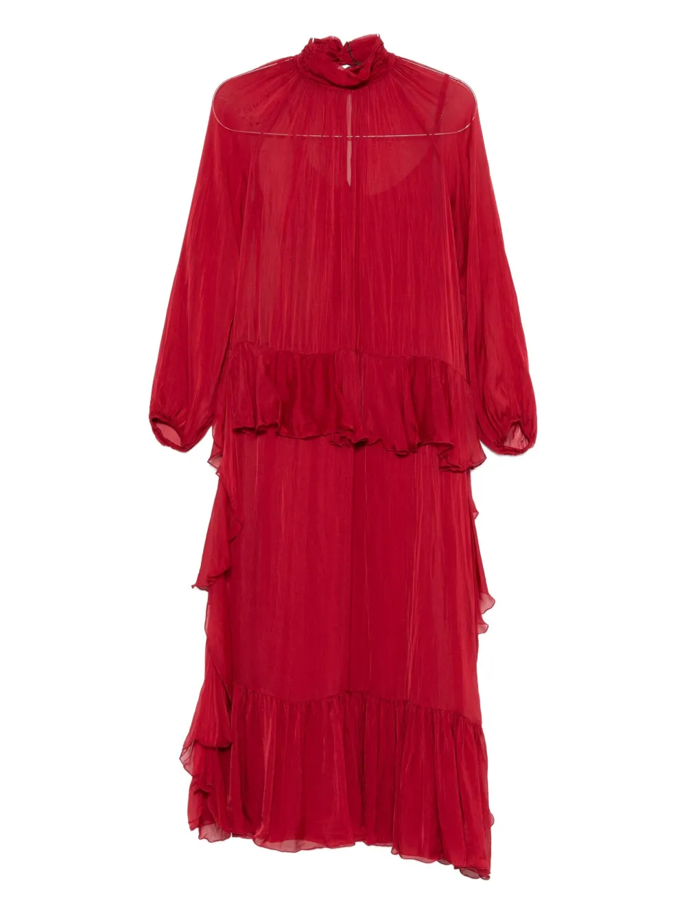 

Платье с оборками Dixie, красный
