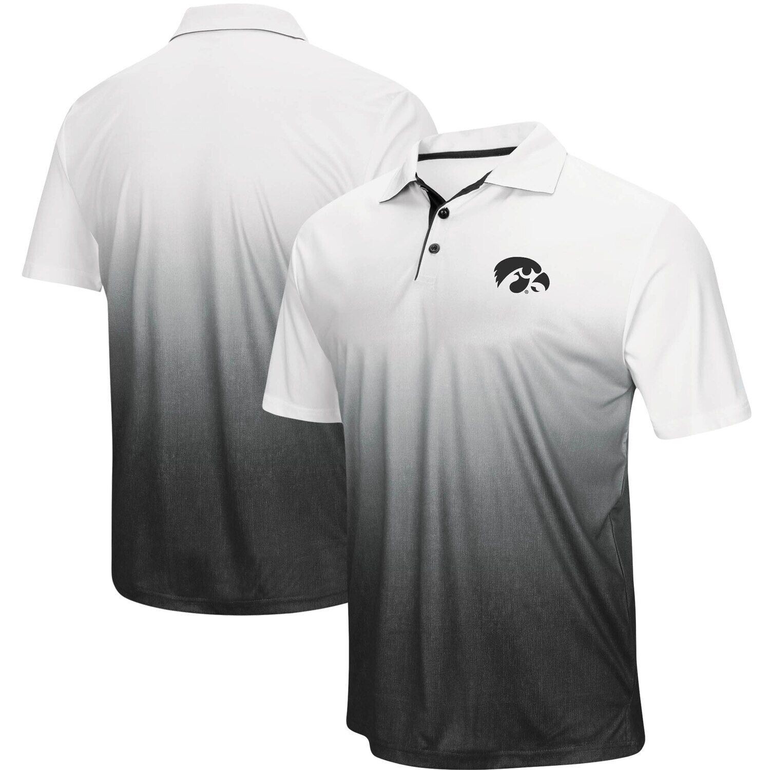 

Мужское поло Colosseum Heathered Grey Iowa Hawkeyes Magic Team с логотипом
